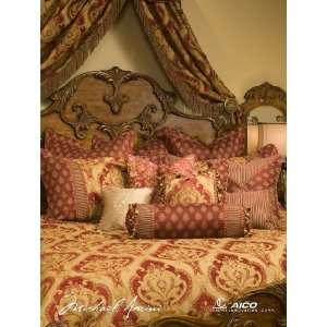 Michael Amini Emelie 12 pc Queen Comforter Set in Red by 