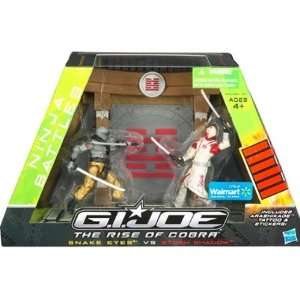  Cobra Exclusive Ninja Battles Snake Eyes Vs. Storm Shadow Toys