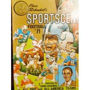   FOOTBALL 1971 CHRIS SCHENKELS (FALL) CHRIS SCHENKEL Books