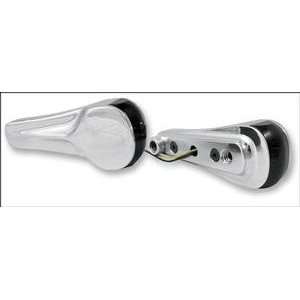  ALLOY ART RGFS1 1 Chrome Smooth Front LED Light Clear Lens 
