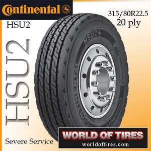   truck tires Continental HSU2 315 80r22.5   315 80 22.5   22.5 tires