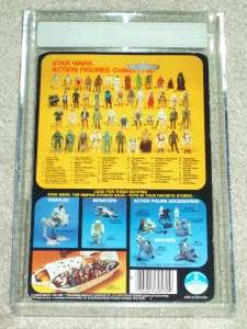 Vintage Star Wars 1982 BOBA FETT ESB 48 BACK A Card AFA 70 MOC Clear 