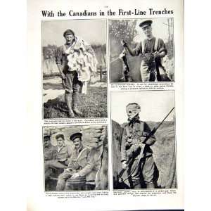    1915 WORLD WAR BRITISH SOLDIERS MUSIC GAS CANADIAN