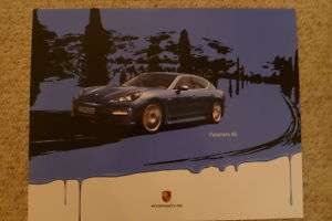 2011 Porsche Panamera 4S Showroom Advertising Poster  