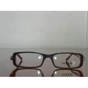  New Vogue Vo2647 Top Brown/Pink Glitter 1689 50mm Eyeglasses 
