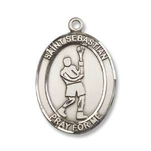   Lacrosse Medal Pendant with 24 Stainless Steel Chain in Gift Box