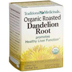 Dandelion Root (Roasted) 16 tea bags (Traditional Medicinals Organic 