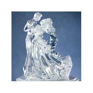  Bianca Wedding Topper  Clear with Keepsake Display 