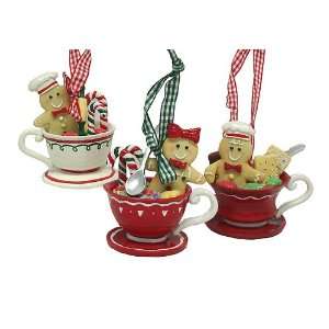  12 Gingerbread Kisses Cookie Boy & Girl Candies Coffee Cup 
