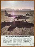 1970 AEROSTAR 200 RANGER AIRPLANE Vintage AD~Aviation  