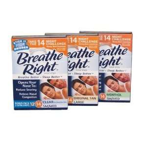 Breathe Right 14 Count Assorted Nasal Strips Case Pack 18