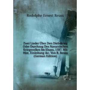   Von R. Reuss (German Edition) Rodolphe Ernest Reuss Books