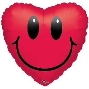   Face Balloons  18 Smiling Heart Red Anagram