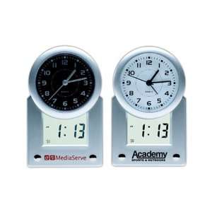 Martin   Analog face clock with LCD display day and date or time with 