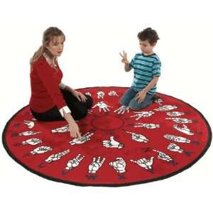   Teach 6ft Round Educational Carpet by Flagship Carpets