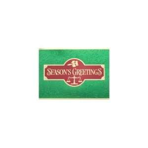  Holiday Greeting Card   Law Firm with Balance Scale 