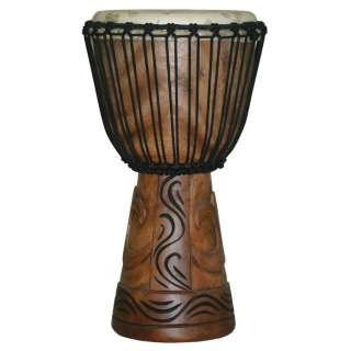 20x10 Professional Matahari Hand Carved Djembe Drum by X8 Drums