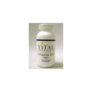  Vital Nutrients Vitamin D3 400 IU   90 Capsules Health 