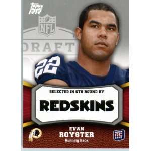  2011 Topps Rising Rookies #191 Evan Royster RC 