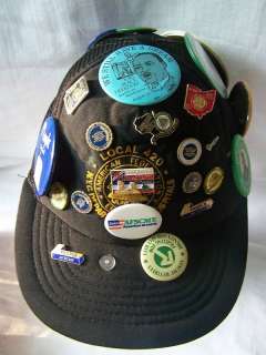 LOCAL 420 AFSCME TRADE UNION HISTORICAL HAT CAP PINS  