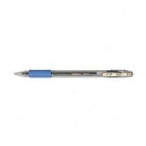  Z 1 Stick Ballpoint Pen Clear Barrel Blue Ink Case Pack 12 