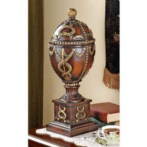  Royal Collection Faberge Style Enameled Egg Box