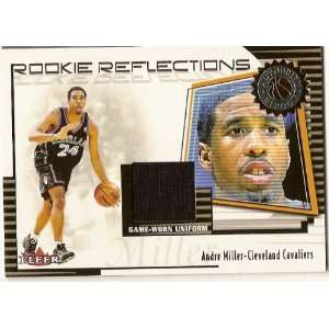   Fleer Rookie Reflections Andre miller Game Used Card 