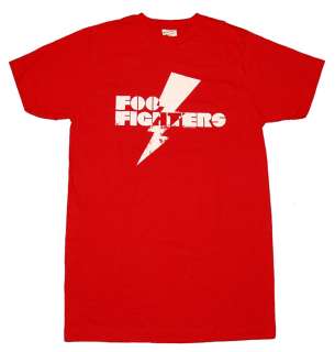 Foo Fighters Lightning Bolt Logo T Shirt Tee  