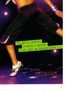 2007 NIKE BODY DANCE VUELVO GIRAR 1PG PRINT SPANISH AD  