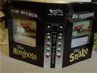 Hotwheels The Snake VS The Mongoose Hall of Fame Set Mint  