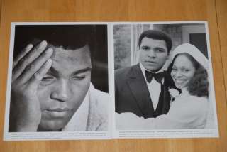 Vintage 1977 Boxer Muhammad Ali Veronica Porsche Wedding & Portrait 
