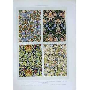   Art Journal Tapestry Wallpaper Garden Lily Elmcote