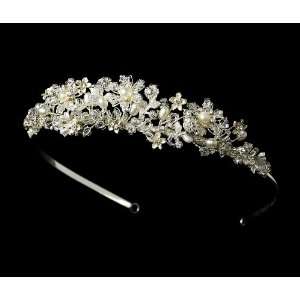  Crystals and Freshwater Pearl Tiara Jewelry