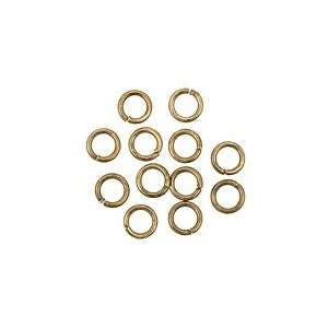  Antique Brass (plated) Round Jump Ring 6mm, 18g Findings 