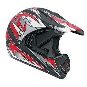  Vega Mojave Flat Finish Helmet   2X Large/Red Automotive