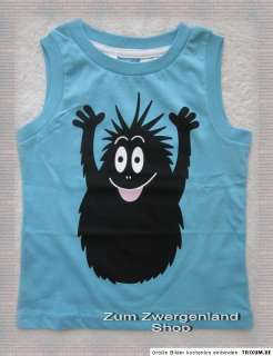 BARBAPAPA T shirt gr. 122 128 Sommershirt Tanktop blau H&M  