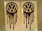 Volkswagen sticker decal for VW bug bus karmann ghia beetle jetta 