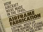 Airframe construction and manufacturing factory WWII