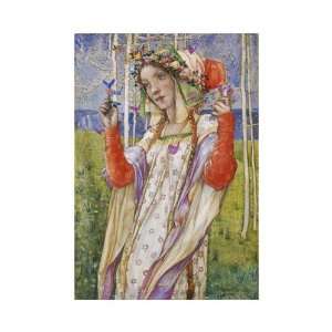 Fairyland by Edward Reginald Frampton. size 15 inches width by 20 