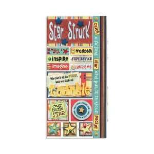   Inch Star Struck Cardstock Stickers Star Struck Arts, Crafts & Sewing