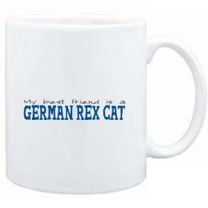   Mug White  My best friend is a German Rex  Cats