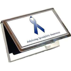 Ankylosing Spondylitis Awareness Ribbon Business Card Holder