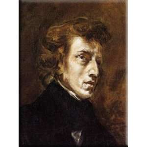 com Frédéric Chopin 12x16 Streched Canvas Art by Delacroix, Eugene 