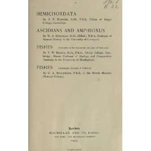   Cambridge Natural History S. F. (Sidney Frederic), Sir Harmer Books