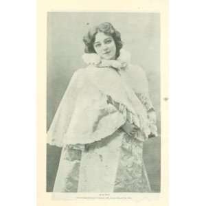  1896 Print Actress Anna Held 