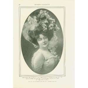  1907 Print Actress Anna Held 