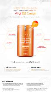   Triple Functions ORANGE BB Vital Cream SPF50+ PA+++ 40g pump  