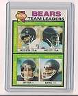 1981 Topps 1980 Bears Team Leaders Card #264 with Walter Payton  