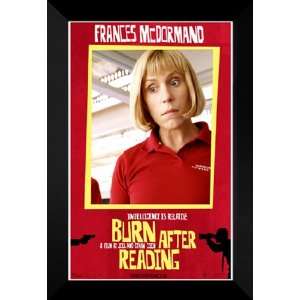  Burn After Reading 27x40 FRAMED Movie Poster   Style H 