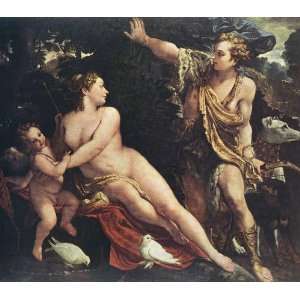   Greeting Card Carracci Annibale Venus and Adonis